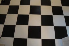 Tile Floor Black and white
