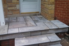 Slate Walkway, Steps, & Wrought Iron Railing in Silver Spring Maryland