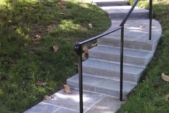 Slate Walkway, Steps, & Wrought Iron Railing in Silver Spring Maryland