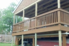 Roof Constucted over existing deck in Rosedale Maryland