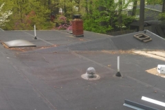 Before Self adhered modified bitumen flat roof Springfield Virginia