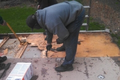 Self adhered modified bitumen roofing installation
