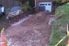 Driveway and Brick Retaining Walls Silver Spring Maryland