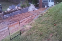 Driveway and Brick Retaining Walls Silver Spring Maryland