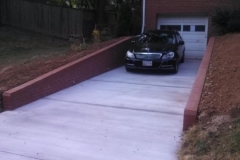 Driveway and Retaining Walls 20901