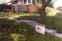 Slate Walkway, Steps, & Wrought Iron Railing in Silver Spring Maryland