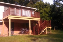 Deck with Trex Fire Pit color