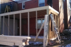 Framing for Two story home addition Temple Hills Maryland