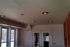 Home Addition with Recess Lighting & French door