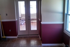 French door & Wall built for Two Story Addition Maryland