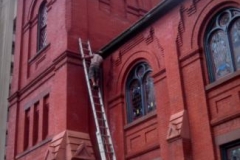 Slate Roof Repair on Methodist Church in Washington D.C.